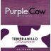 Purple Cow Vineyards Reserve Tempranillo 2010 Front Label