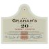 Graham's 20 Year Old Tawny Port (375ML half-bottle) Front Label