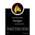 Three Fires Wine Intrigue 2012 Front Label