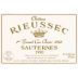 Chateau Rieussec Sauternes (stained label) 1990  Front Label