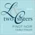 Two Sisters Lindsay's Vineyard Pinot Noir 2019  Front Label