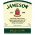 Jameson Irish Whiskey  Front Label