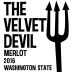 Charles Smith Wines The Velvet Devil Merlot 2016 Front Label