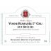 Domaine Bruno Clavelier Vosne-Romanee  Aux Brulees Premier Cru 2015  Front Label