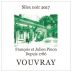 Francois Pinon Vouvray Silex Noir 2017  Front Label