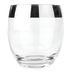 wine.com Viski Chrome Rim Crystal Tumblers (Set of 2)  Gift Product Image