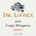 Dr. Loosen Urziger Wurzgarten Alte Reben Riesling Grosses Gewachs Reserve 2014  Front Label