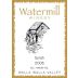 Watermill Walla Walla Valley Syrah 2006  Front Label