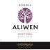 Undurraga Aliwen Reserva Pinot Noir 2015  Front Label