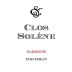 Clos Solene Harmonie Red 2016 Front Label