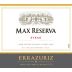 Errazuriz Max Reserva Syrah 2015  Front Label