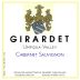 Girardet Cabernet Sauvignon 2012  Front Label