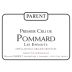 Domaine Parent Pommard Les Epenots Premier Cru 2020  Front Label