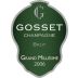 Gosset Grand Millesime Brut 2006 Front Label