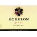 Flat front label of wine
