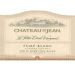 Flat front label of wine