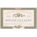 Flat front label of wine