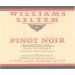Flat front label of wine