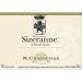 Flat front label of wine