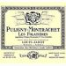Flat front label of wine
