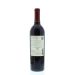 Back shot of wine bottle