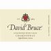 Flat front label of wine