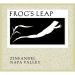 Flat front label of wine
