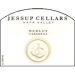 Flat front label of wine