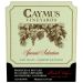 Flat front label of wine