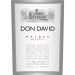 Flat front label of wine