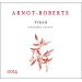 Arnot-Roberts Sonoma Coast Syrah 2014 Front Label