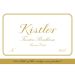 Flat front label of wine