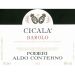 Aldo Conterno Cicala Barolo 2000 Front Label