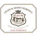 Flat front label of wine
