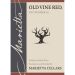 Flat front label of wine