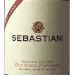 Flat front label of wine