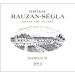 Chateau Rauzan-Segla (1.5 Liter Magnum) 2012 Front Label