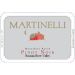 Flat front label of wine
