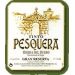 Flat front label of wine