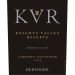 Beringer Knights Valley Reserve Cabernet Sauvignon 2014 Front Label