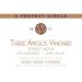 Robert Sinskey Three Amigos Pinot Noir 2012 Front Label