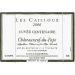 Andre Brunel Chateauneuf-du-Pape Les Cailloux Centenaire 2000 Front Label