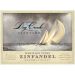 Flat front label of wine