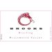 Brooks Willamette Valley Riesling 2016 Front Label