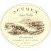Acumen Mountainside Cabernet Sauvignon 2014 Front Label