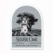 Flat front label of wine