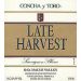 Concha y Toro Late Harvest Sauvignon Blanc (half-bottle) Front Label