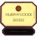 Flat front label of wine