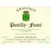 Flat front label of wine