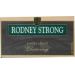 Flat front label of wine